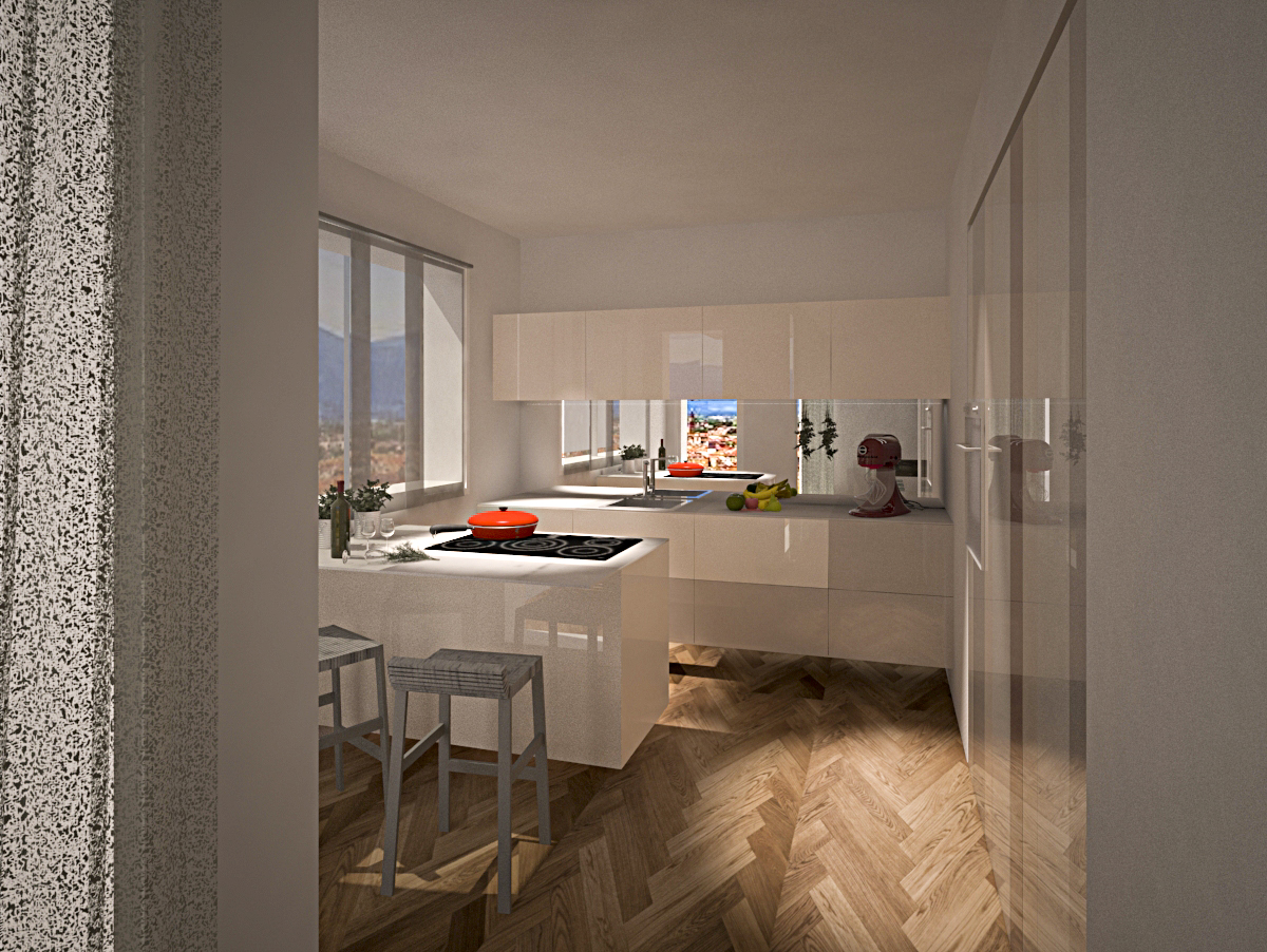 <strong>La cucina in un cubo bianco<span><b>in</b>Residential  </span></strong><i>→</i>